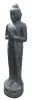 Product image 3 of the product “Standing Buddha, India, 158 cm height, cast stone, handcrafted & coloured 158 cm”